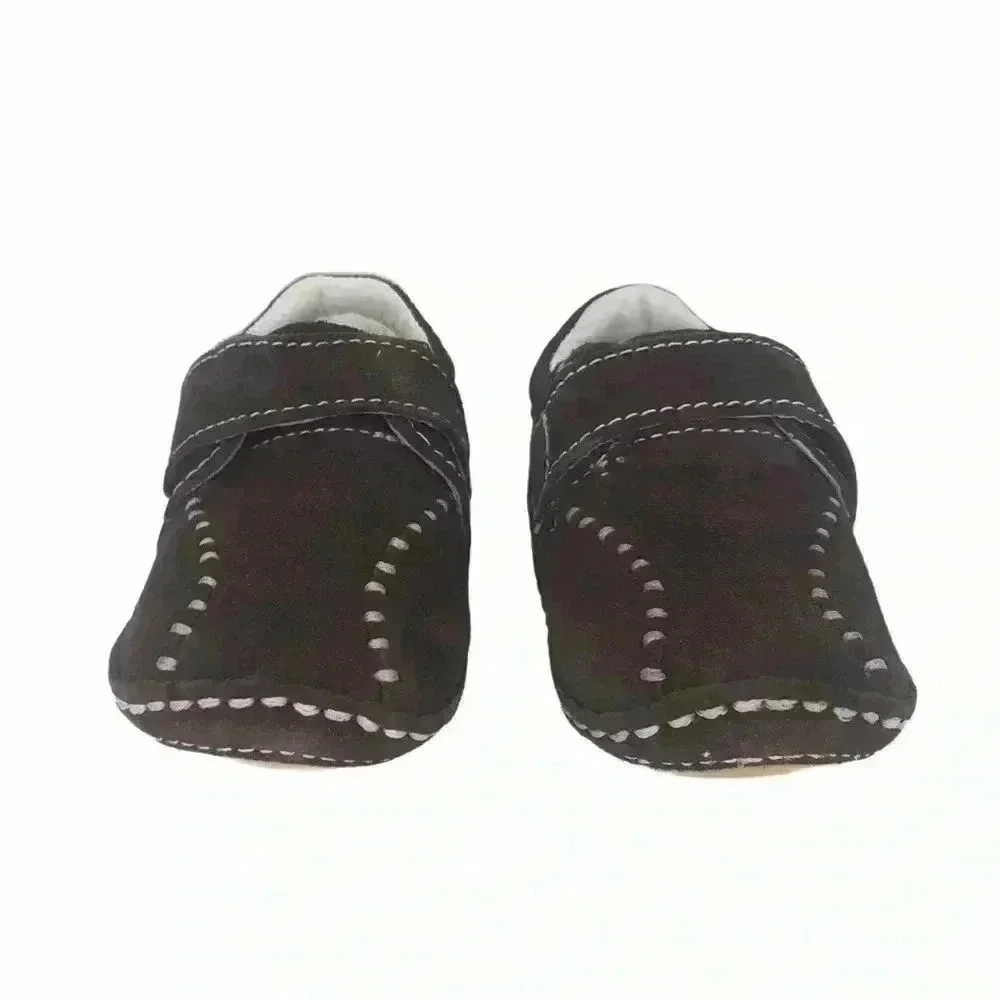 Rileyroos Jakester Baby Shoes Saddle Brown 3–6M Suede Walkers NWT Soft Sole